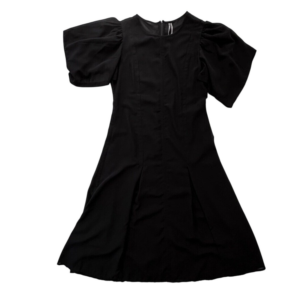 Anthropologie Modern‎ Sheer Mini Dress Black - Size 10